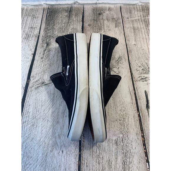 VANS Unisex Adult Classic Black Slip On Sneakers / Size: M 6.5 W 8 - Picture 5 of 9